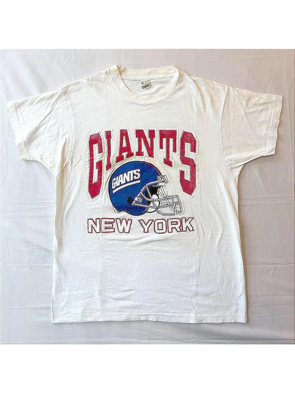 VTG 80s NY Giants Screen Stars Made in USA Single Stitch T-Shirt XL NFL